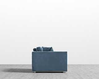 Milo 1 Seater - Left Facing - Plush Velvet - Solstice Milo 1 Seater - Left Facing - Plush Velvet - Solstice