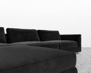 Milo Modular Sectional - Plush Velvet - Black Milo Modular Sectional - Plush Velvet - Black