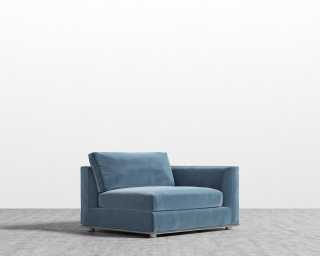 Milo 1-Seater Right - Plush Velvet - Solstice Milo 1-Seater Right - Plush Velvet - Solstice