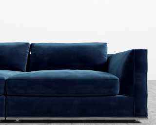 Milo Sofa - Plush Velvet - Cobalt