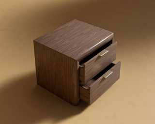 Nerva Nightstand - Walnut Nerva Nightstand - Walnut