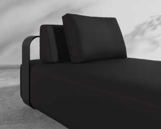 Nobi Outdoor Daybed - Arcadia - Black
