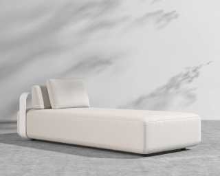 Nobi Outdoor Daybed - Palisades - White
