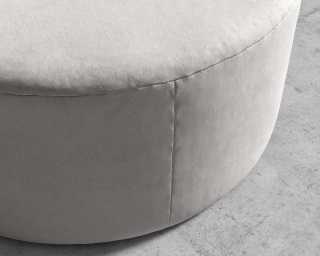 Nova Pouf Large - Venice Vegan Suede - Chiffon Nova Pouf Large - Venice Vegan Suede - Chiffon