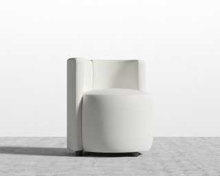 Nova Lounge Chair - Microfiber Trento - Eggshell