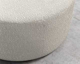 Nova Pouf Large - Chatou Boucle - Pearl