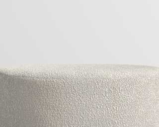 Nova Pouf Large - Chatou Boucle - Pearl