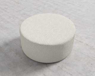 Nova Pouf Large - Chatou Boucle - Pearl