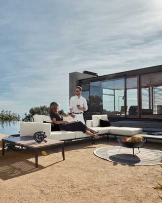 Francis Outdoor Left Chaise