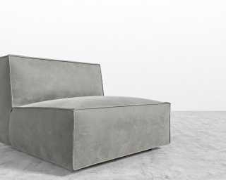 Porter Armless - Venice Vegan Suede - Strato