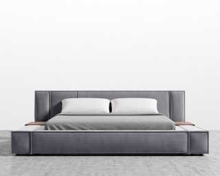 Porter Bed - Vintage Velvet - Glacier Grey Porter Bed - Vintage Velvet - Glacier Grey