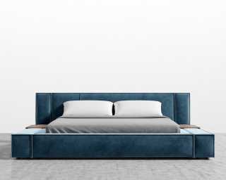 Porter Bed - Vintage Velvet - Solstice Porter Bed - Vintage Velvet - Solstice