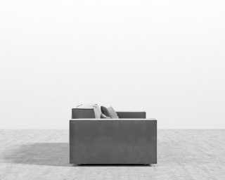 Porter Sofa - Plush Velvet - Glacier Grey