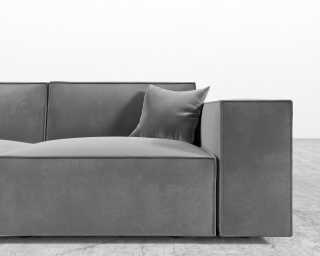 Porter Sofa - Plush Velvet - Glacier Grey