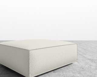 Porter Ottoman - Chatou Boucle- Pearl