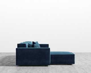 Porter Sectional - Plush Velvet - Cobalt Porter Sectional - Plush Velvet - Cobalt