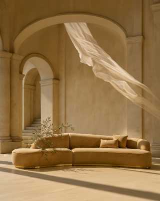 Reya Curved Sectional