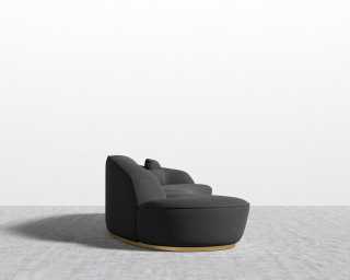 Reya Curved Sectional - Modern Felt - Stockholm