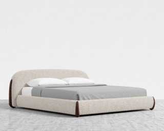 Sarina Bed_Modern_Shearling_Almond