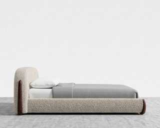Sarina Bed_Modern_Shearling_Almond