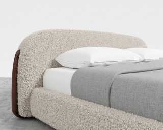 Sarina Bed_Modern_Shearling_Almond