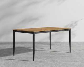 Spencer Outdoor Dining Table - Black Frame 