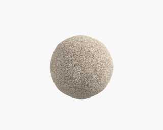 Sphere Pillow - Shearling - Almond