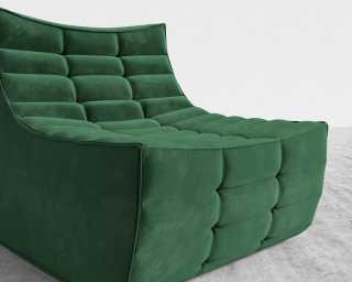 Tanner Armless - Plush Velvet - Moss