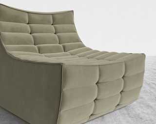 Tanner Armless - Signature Plush Velvet - Olive Green Tanner Armless - Signature Plush Velvet - Olive Green