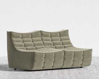 Tanner Sofa - Signature Plush Velvet - Olive Green
