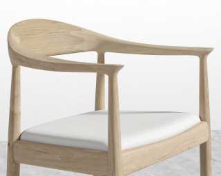 Round Chair - Natural - Trento Eggshell Round Chair - Natural - Trento Eggshell