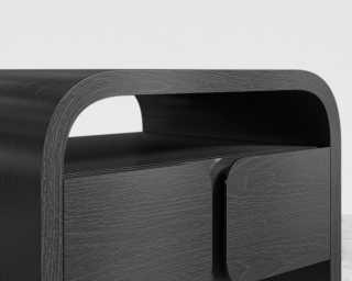 Vienna Nightstand - Ebony Vienna Nightstand - Ebony