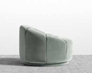 Vonn Lounge Chair - Plush Velvet - Moonstone