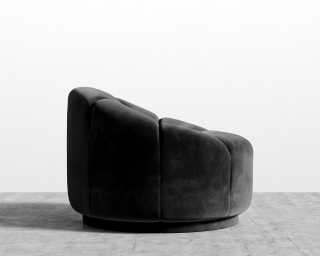 Vonn Lounge Chair - Plush Velvet - Black2022 Vonn Lounge Chair - Plush Velvet - Black2022