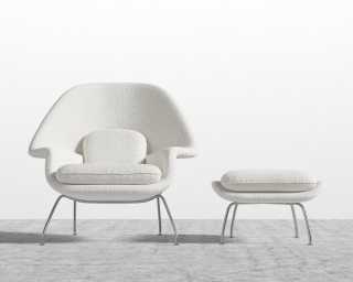 Womb chair and Ottoman