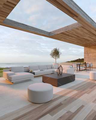 Dresden Outdoor Right Chaise with Armrest