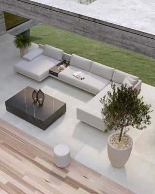 Dresden Outdoor Right Arm Sofa