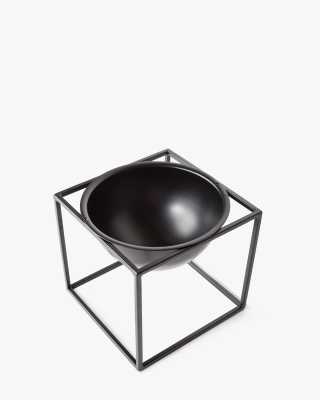 Metal Planter - Black Small