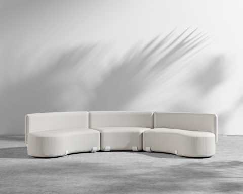 Tano Outdoor Curved Modular Sectional