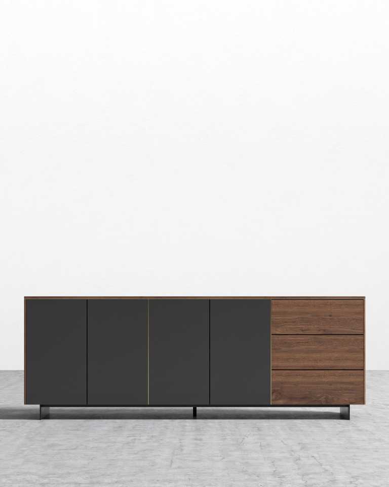 Augustus TV Stand - Walnut | Rove Concepts