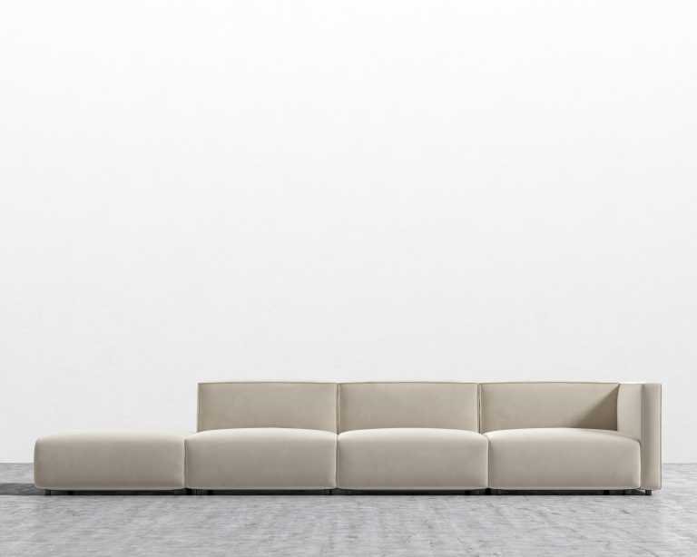 Arya Modular Sectional - Plush Velvet - Warm taupe Arya Modular Sectional - Plush Velvet - Warm taupe