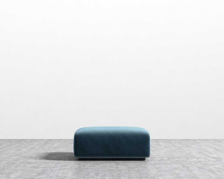 Arya Ottoman - Vintage Velvet Solstice