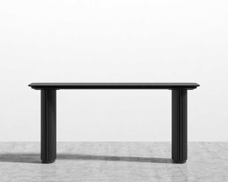 Athena Desk 63 - Black Oak - Black Marble Athena Desk 63 - Black Oak - Black Marble