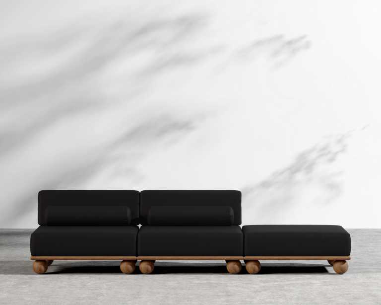 Bali Outdoor Open-End Sofa - Arcadia Bali Outdoor Open-End Sofa - Arcadia