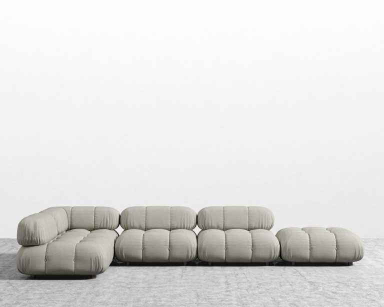 Belia Modular Sectional - Plush Weave - Oyster Belia Modular Sectional - Plush Weave - Oyster
