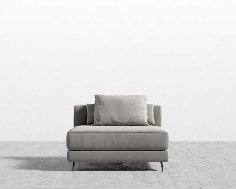 Berlin Armless - Plush Velvet - Dusk Berlin Armless - Plush Velvet - Dusk