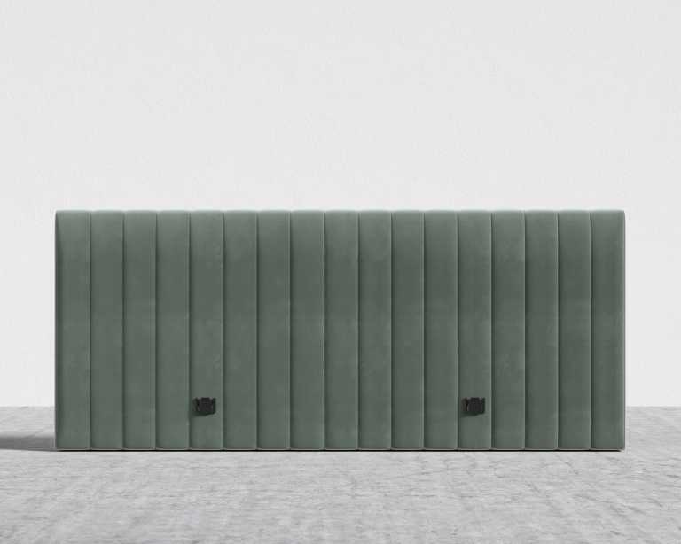 Berlin Headboard - Plush Velvet - Moonstone