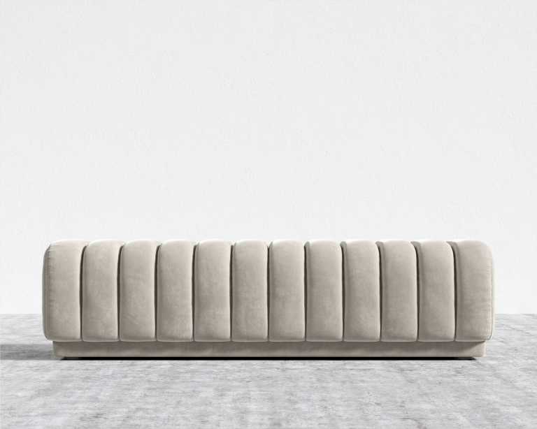 Berlin Bench - Venice Vegan Suede - Latte