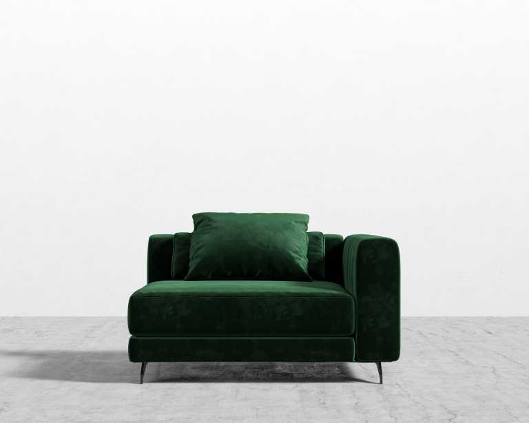 Berlin RHF Corner - Plush Velvet - Moss Berlin RHF Corner - Plush Velvet - Moss