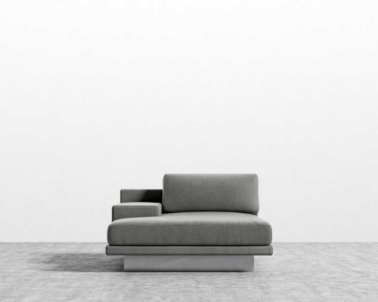 Dresden Left Chaise - Venice Vegan Suede - Strato Dresden Left Chaise - Venice Vegan Suede - Strato
